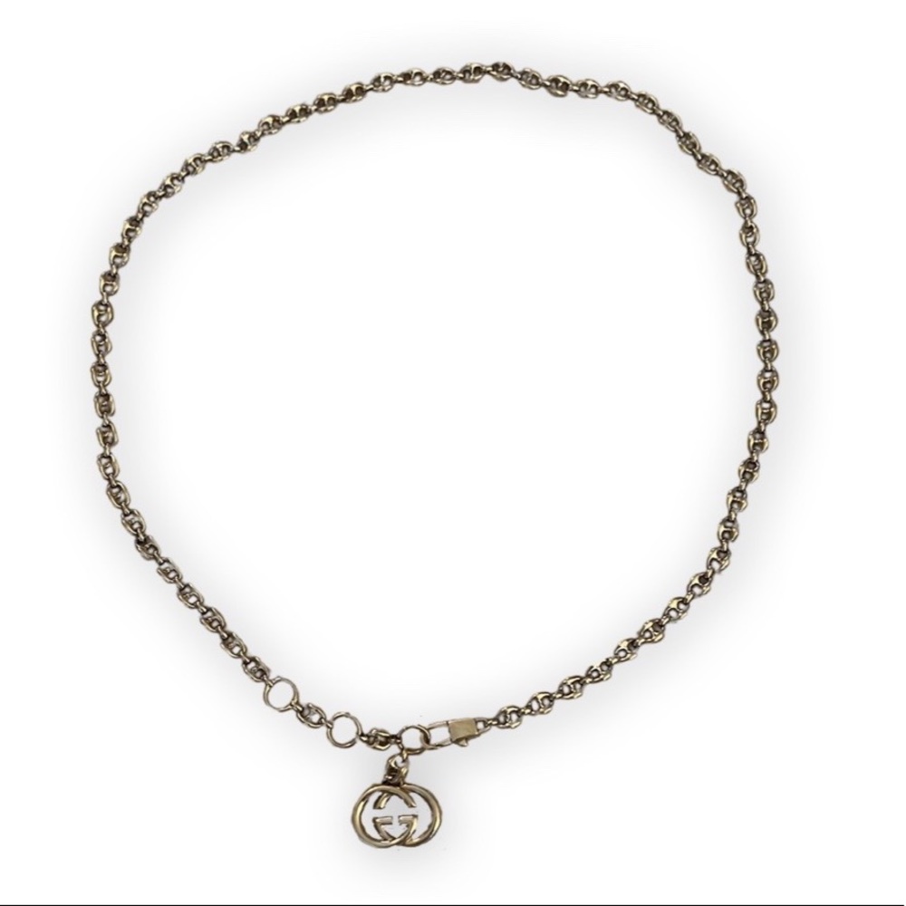 GUCCI chain link belt with interlocking clasp *vintage*